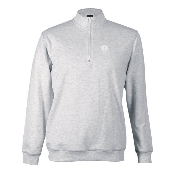Quinn Quarter Zip Sweater - ICE MELANGE