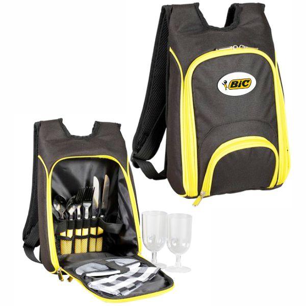 Cheese And Wine Picnic Backpack With Dome