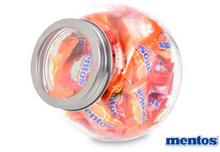 Case Of 24 Mentos Candy Jars