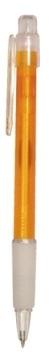 End Of Range Frosted Ball Pen With Rubber Grip.
