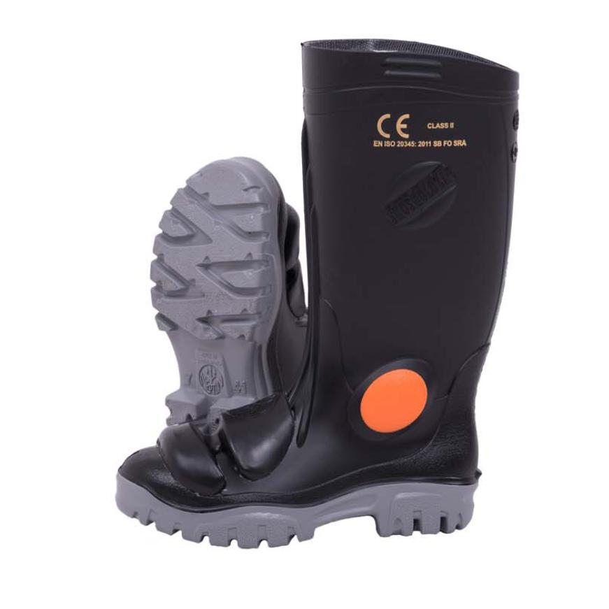 Shosholoza Gumboot Stc + M Black/grey