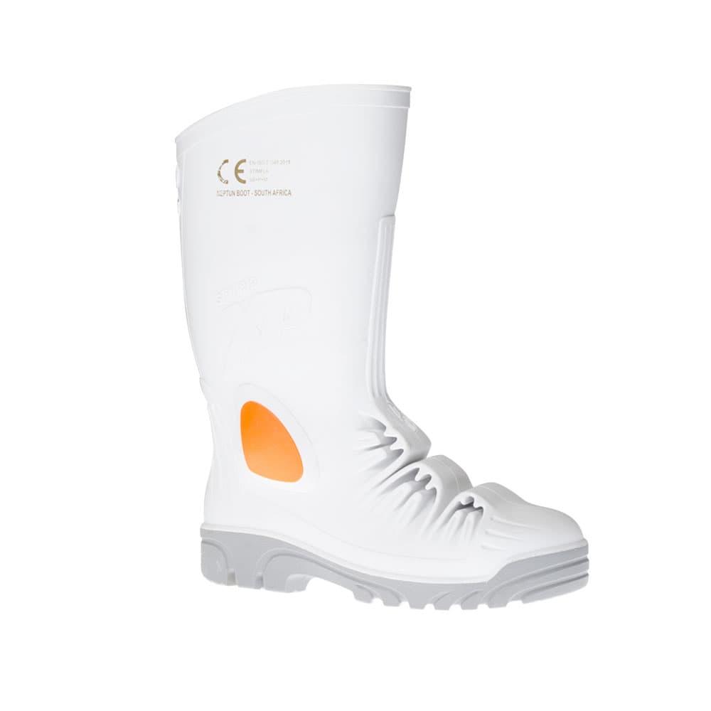Stimela Xp Gumboot White/grey Stc + Sm + M