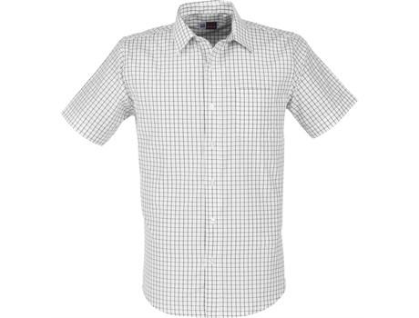 Mens Short Sleeve Aston Shirt - White Only