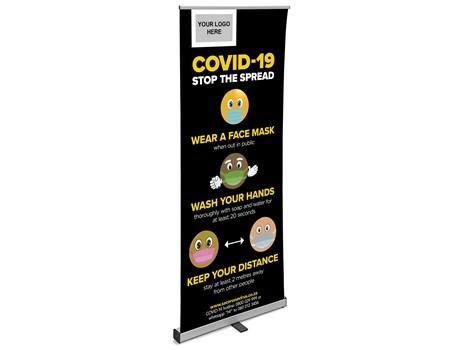 Antares Covid-19 Pull-up Banner