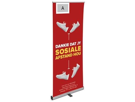 Centauri Afrikaans Covid-19 Pull-up Banner