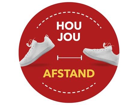 Centauri Afrikaans Round Laminated Anti-slip Floor Vinyl (set Of 8)