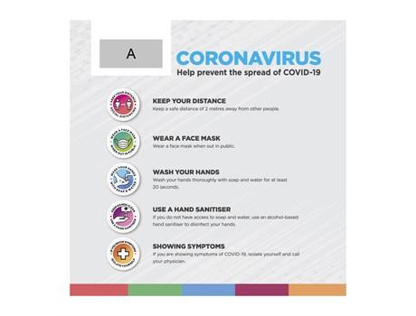 Venus Africa Covid-19 Banner Wall