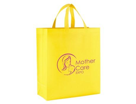 Pacific Laminated Non-woven Shopper - Yellow Only