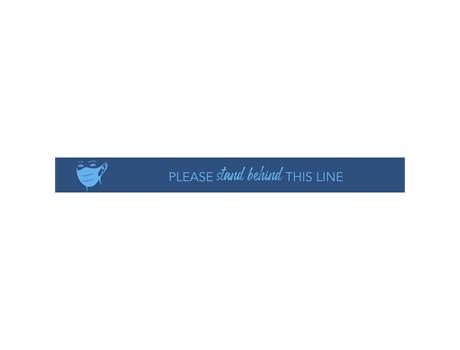 Cygni Covid-19 Strip Laminated Anti-slip Floor Vinyl (set Of 12) - 2