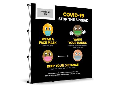 Antares Covid-19 Banner Wall