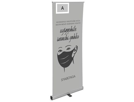 Cygni Zulu Covid-19 Pull-up Banner