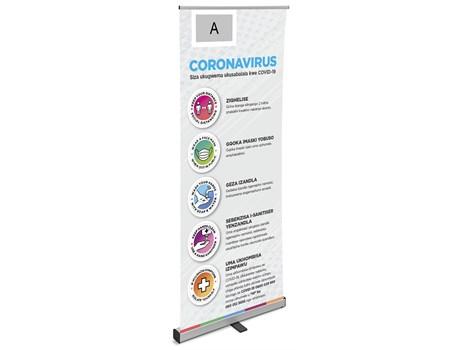 Venus Zulu Covid-19 Pull-up Banner