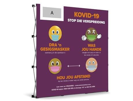 Antares Afrikaans Covid-19 Banner Wall
