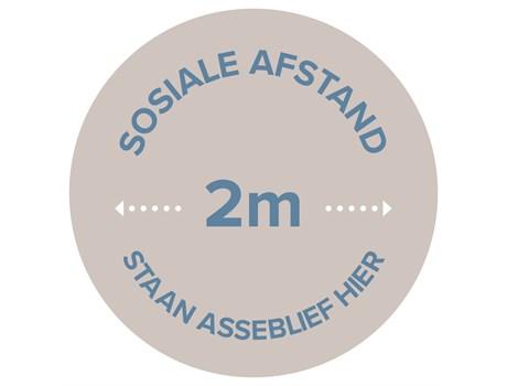 Sirius Afrikaans Round Laminated Anti-slip Floor Vinyl (set Of 8)