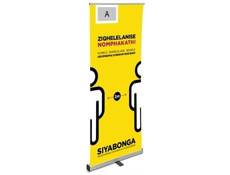 Jupiter Zulu Covid-19 Pull-up Banner