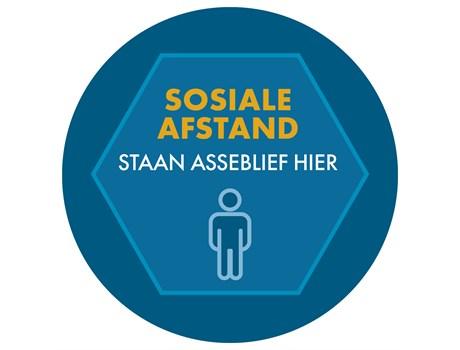 Luhman Afrikaans Round Laminated Anti-slip Floor Vinyl (set Of 8)