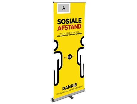 Jupiter Afrikaans Covid-19 Pull-up Banner
