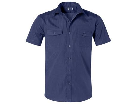 Mens Short Sleeve Bayport Shirt - Navy Only