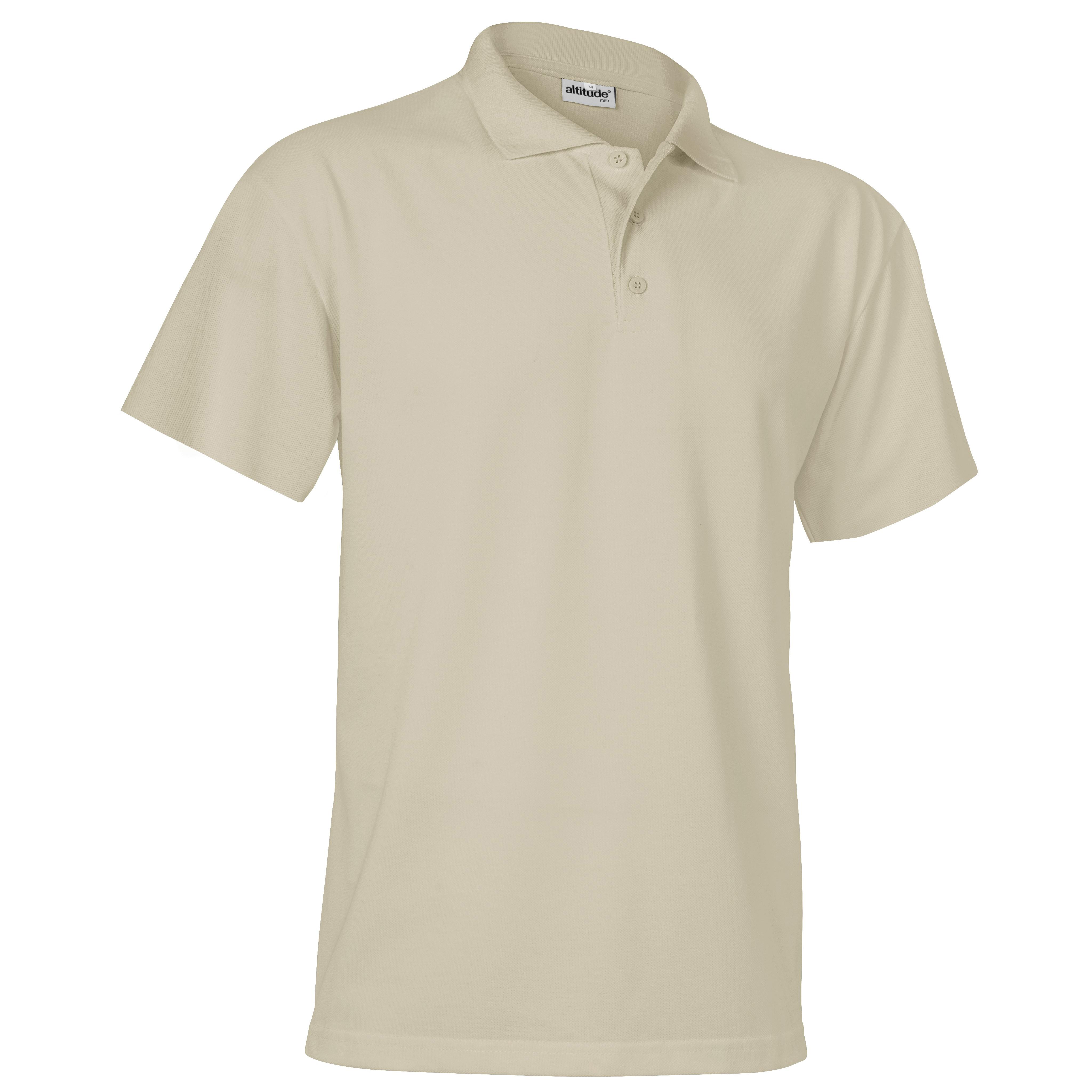 Mens Melrose Heavyweight Golf Shirt - Stone Only