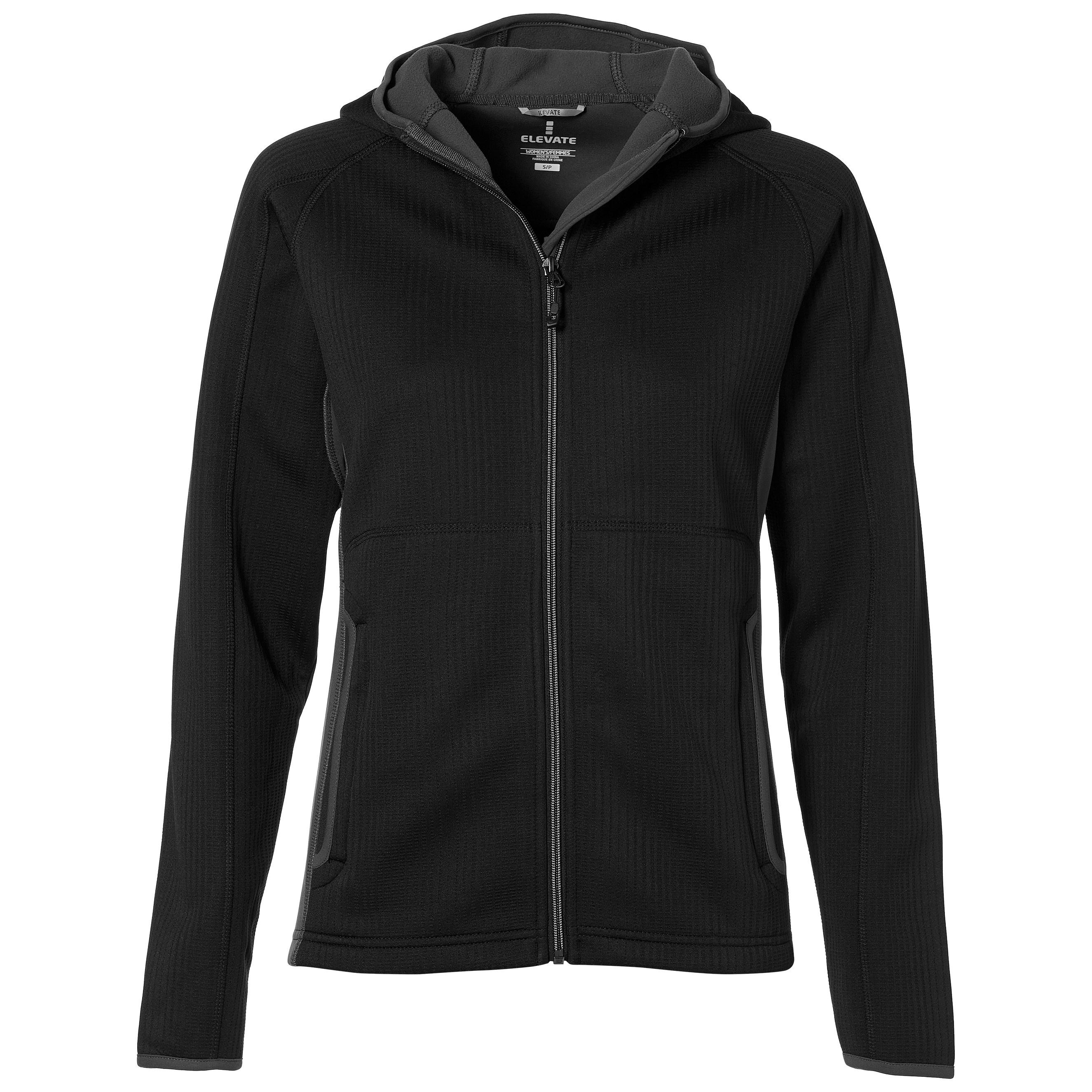 Ladies Ferno Bonded Knit Jacket - Black Only