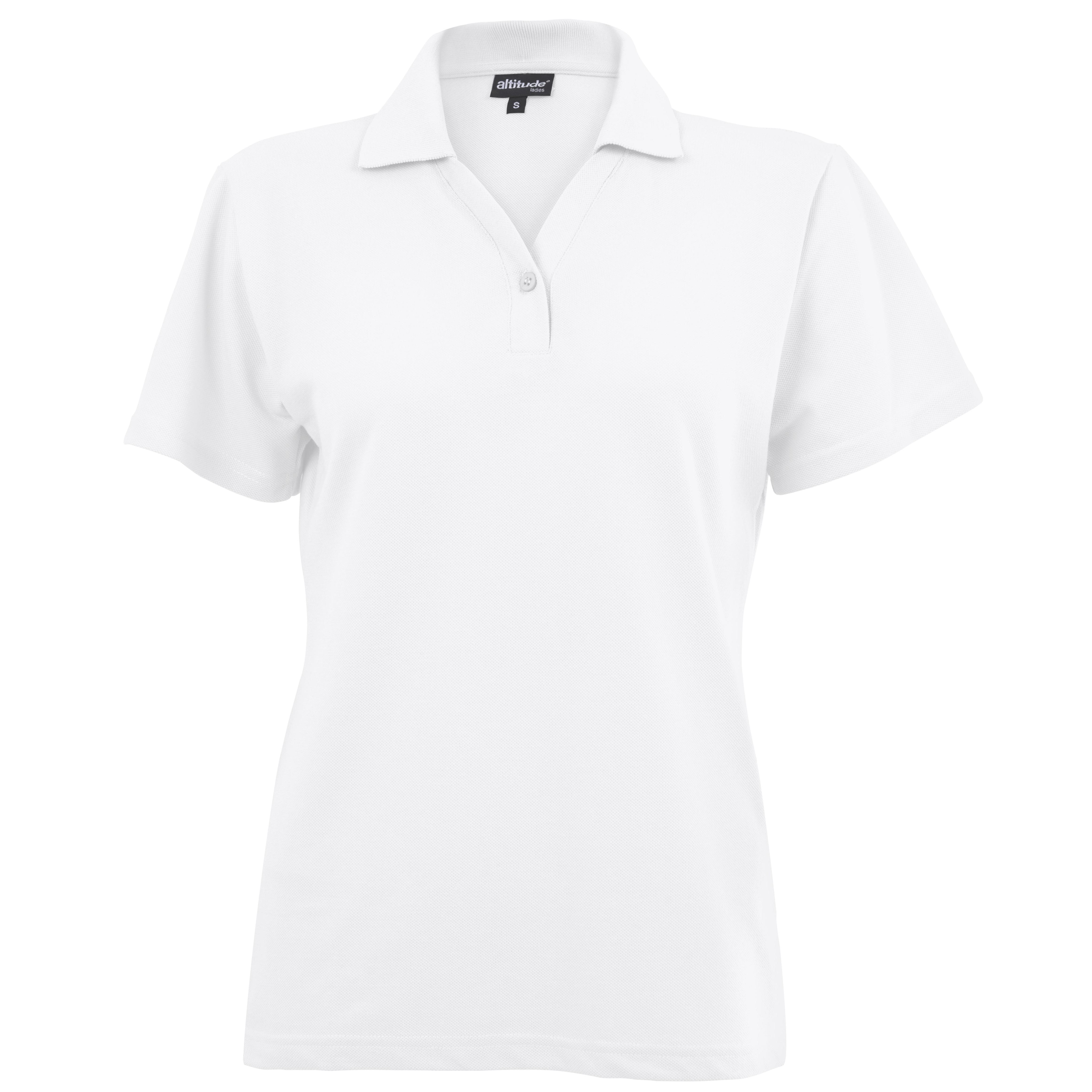 Ladies Melrose Heavyweight Golf Shirt -white Only