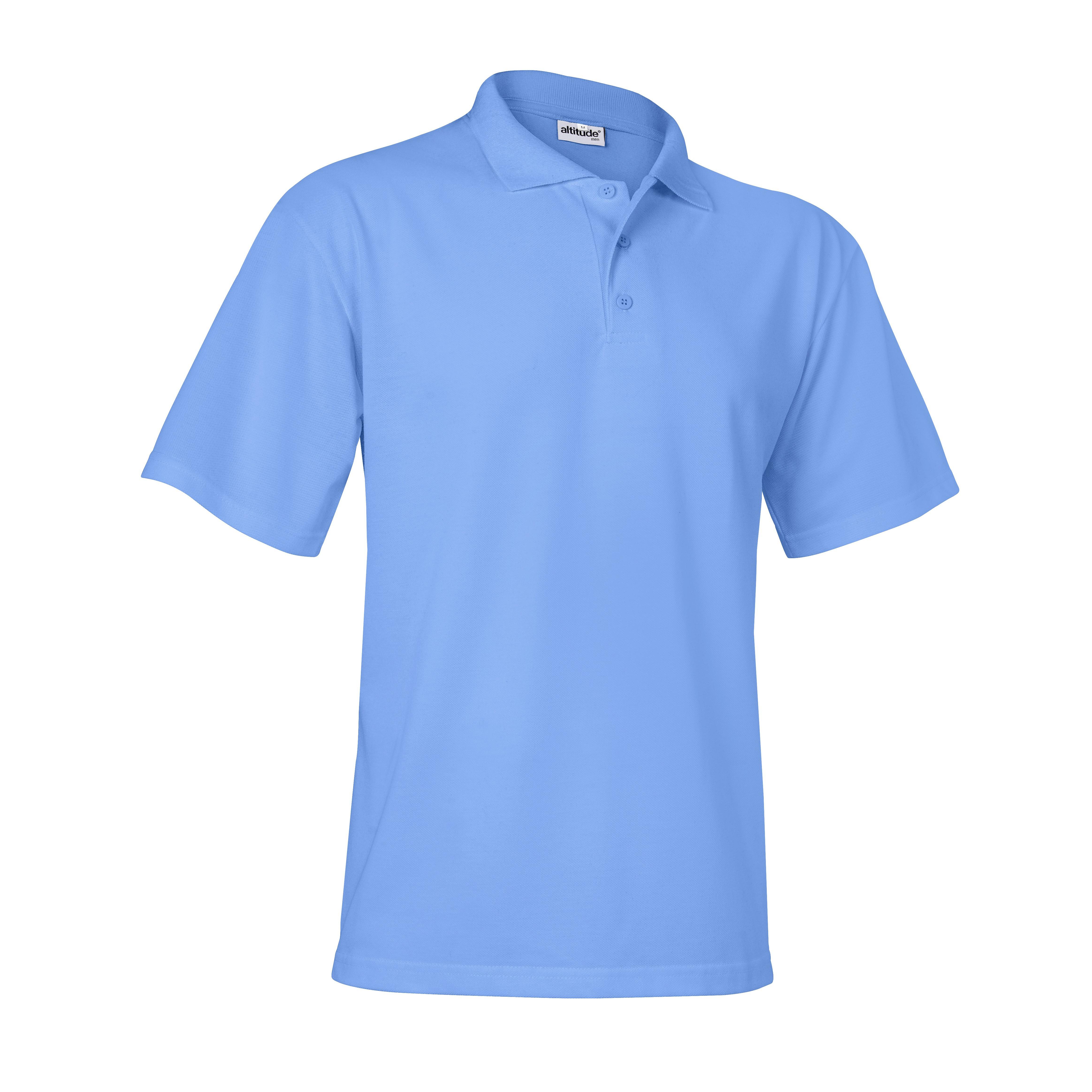 Mens Melrose Heavyweight Golf Shirt - Light Blue Only