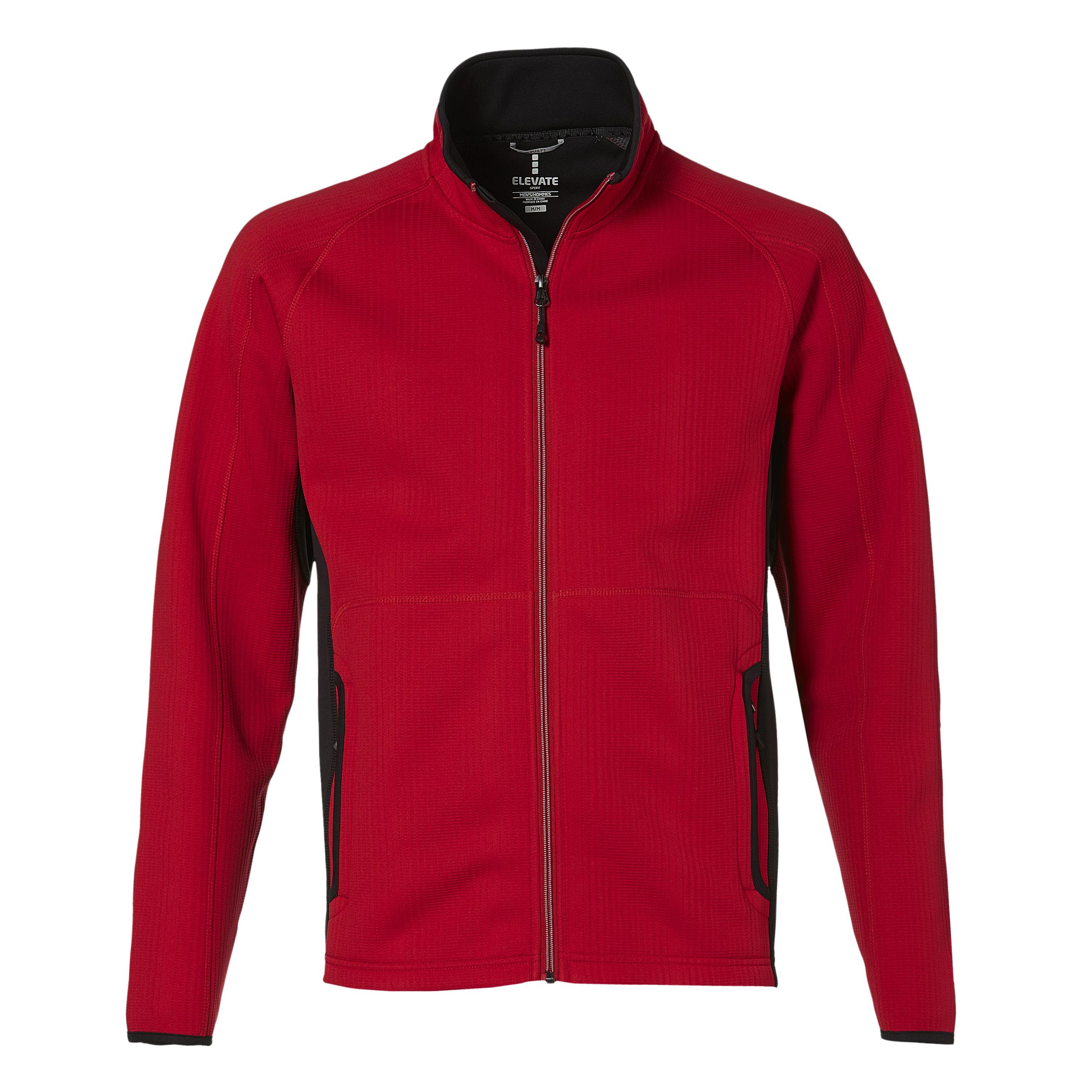 Mens Ferno Bonded Knit Jacket - Red Only