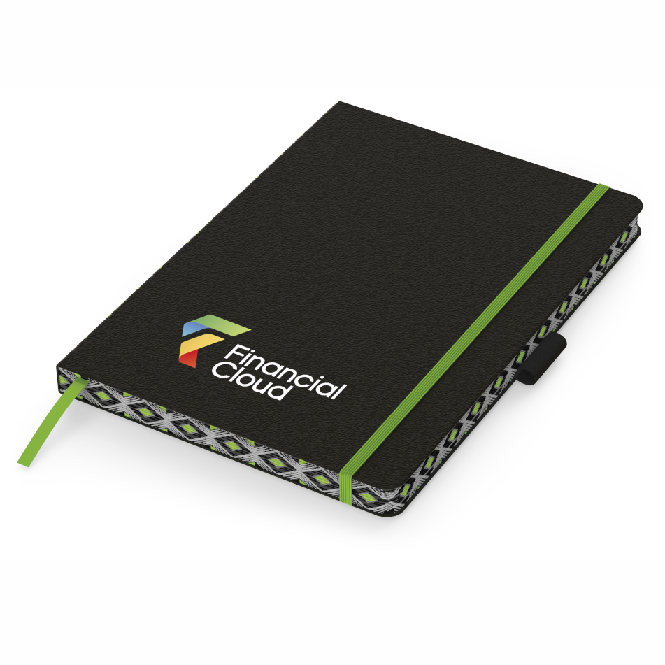Andy Cartwright Geo A5 Notebook - Lime Only