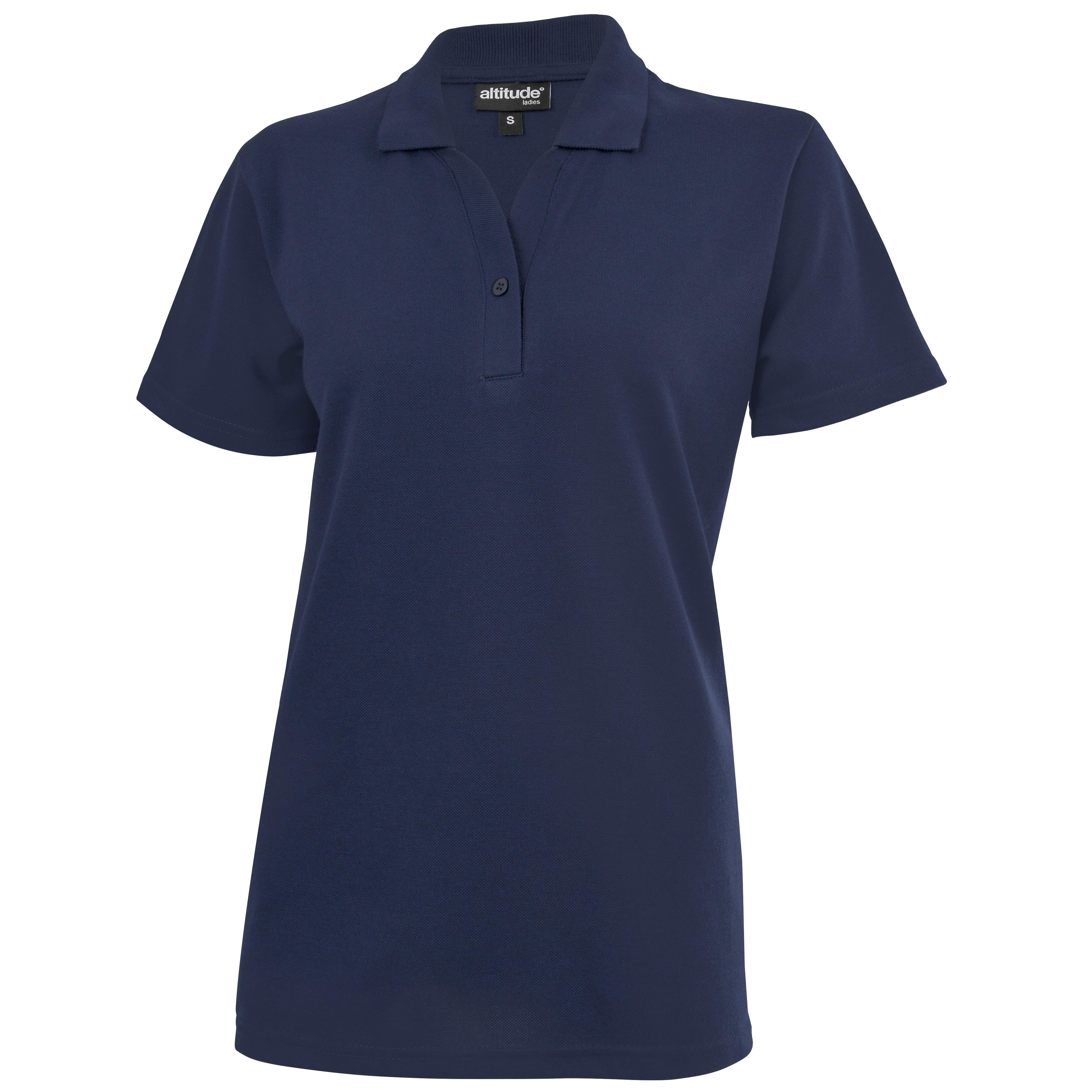 Ladies Melrose Heavyweight Golf Shirt - Navy Only