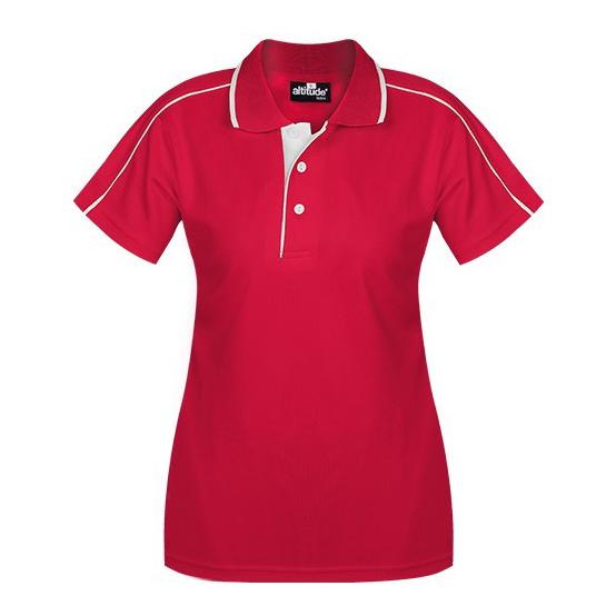 Ladies California Golf Shirt - Red Only