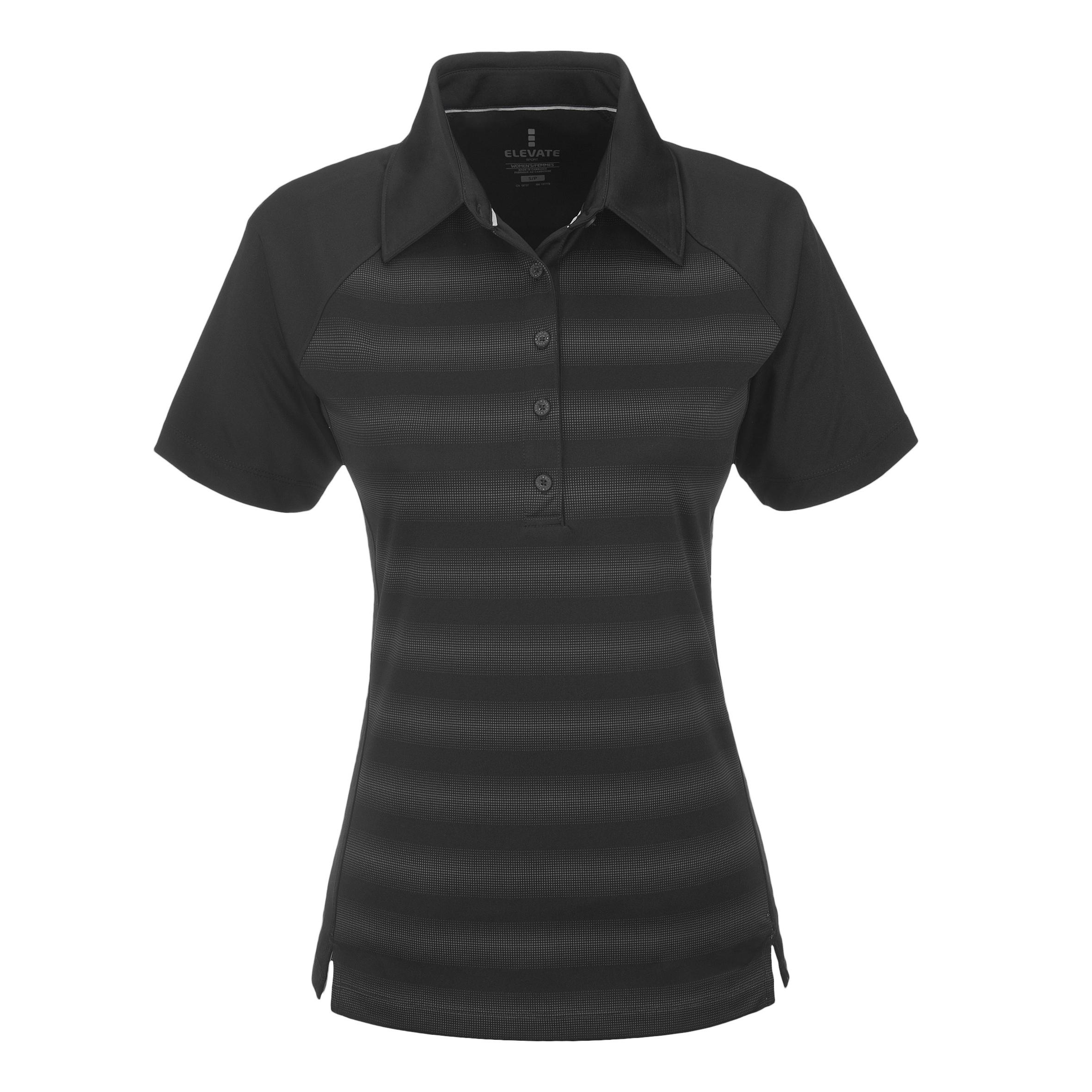 Ladies Shimmer Golf Shirt - Black Only