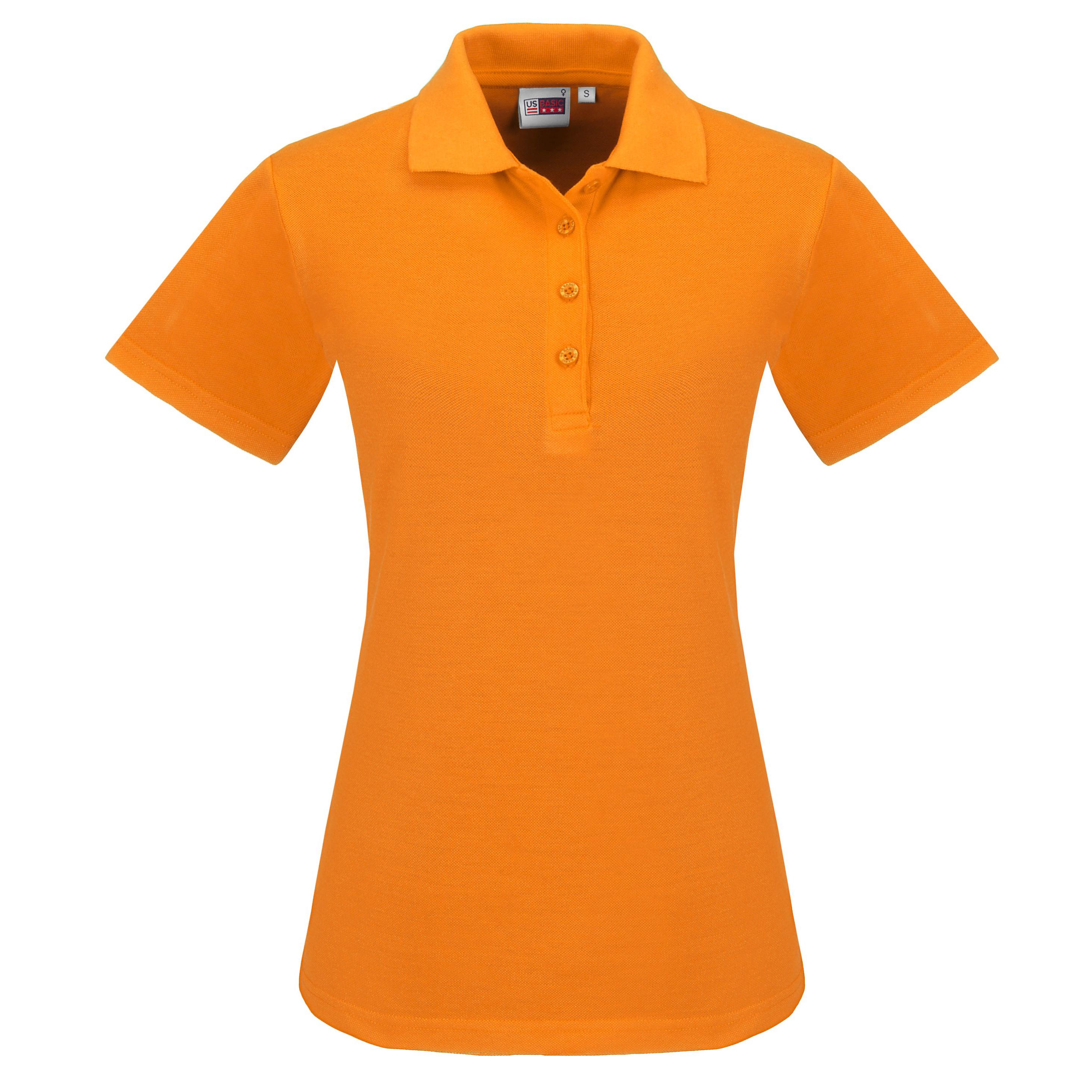 Ladies Elemental Golf Shirt - Orange Only