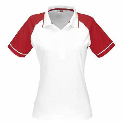 Ladies Sydney Golf Shirt - Red Only