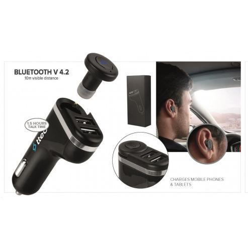 Journey Bluetooth Earbud And Car Charger - Black Only