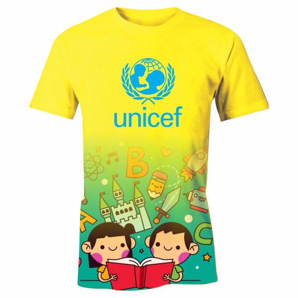Junior T-shirt (7-8) With Fc Polyester Interlock