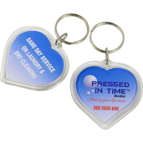 Snap Together Plastic Heart Keyholder With Fc