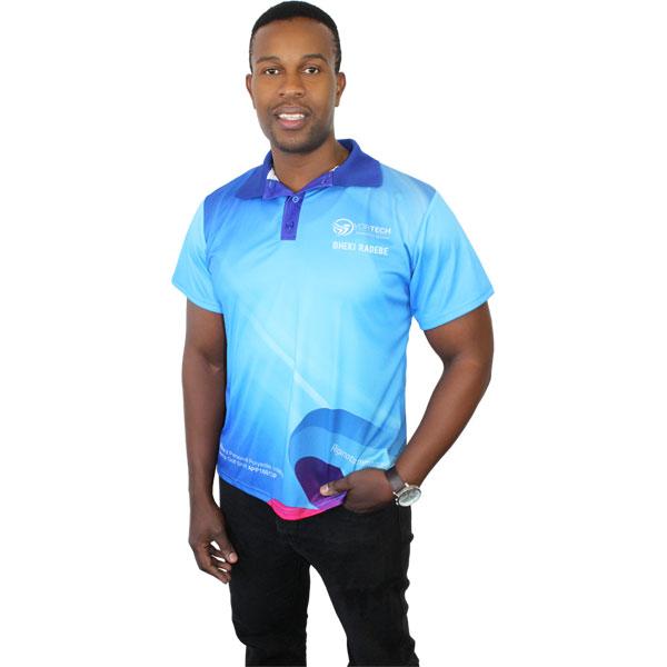 Make It Personal Polyester Interlock Mens Golfer
