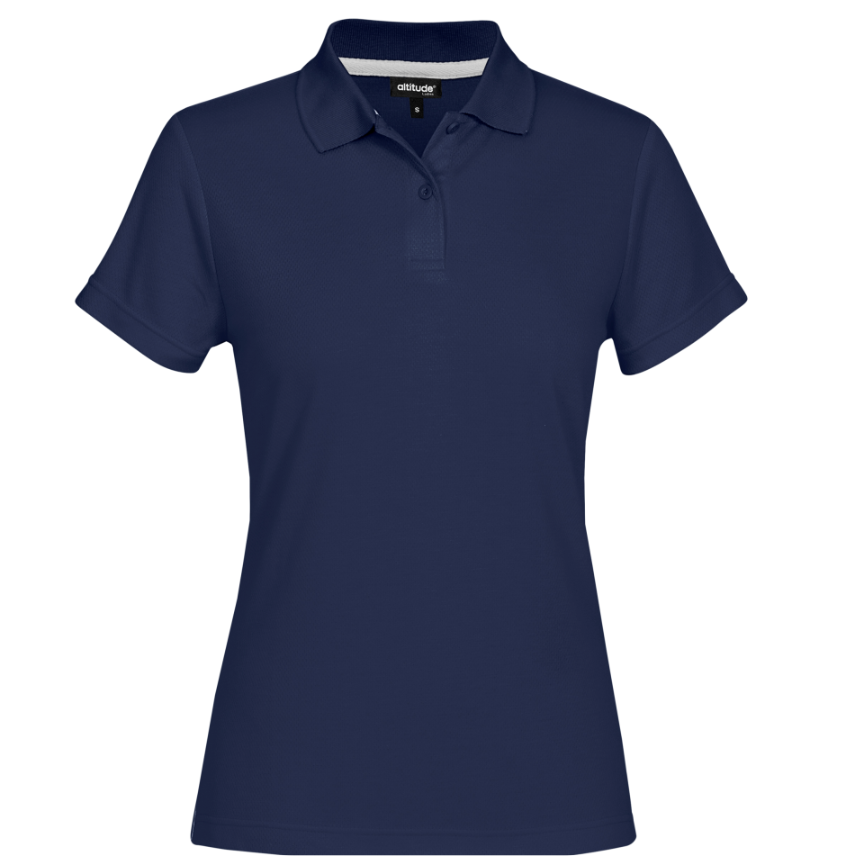 Ladies Bayside Golf Shirt - Navy Only