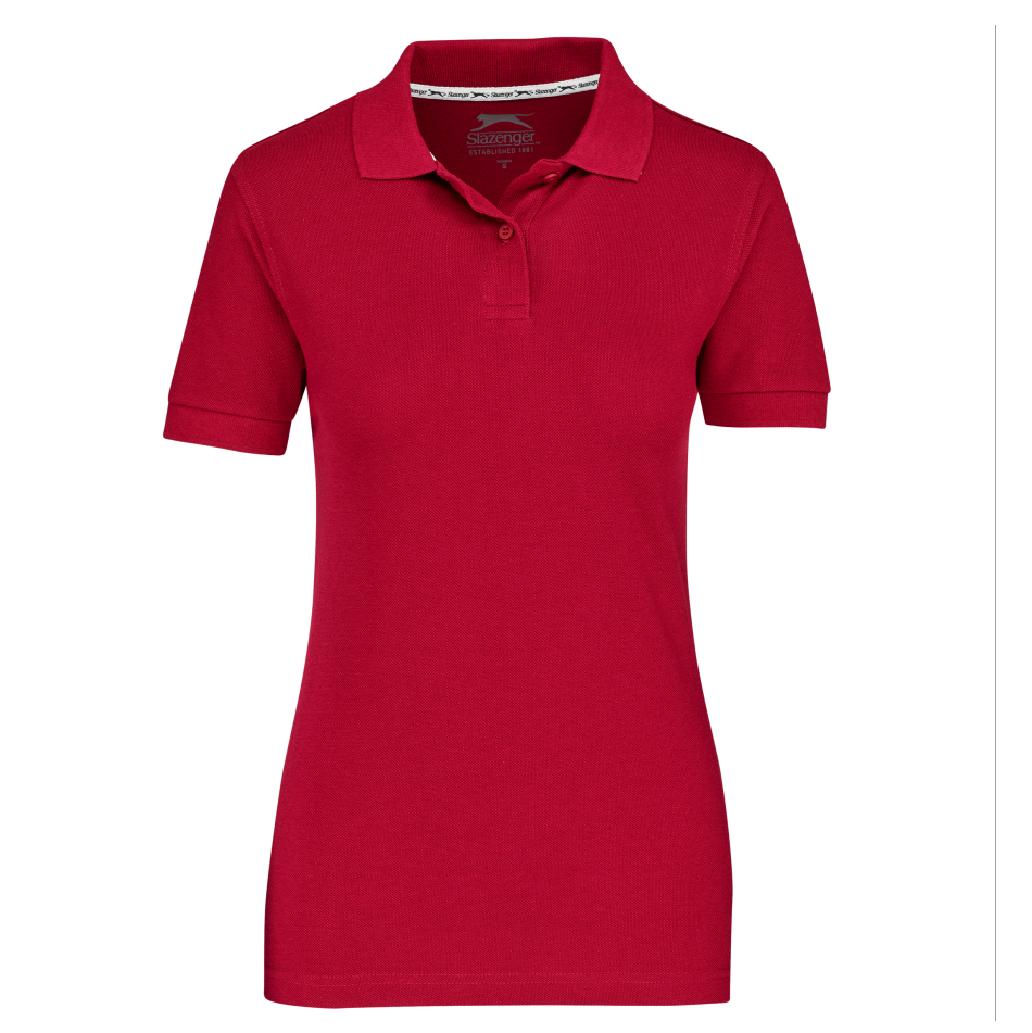 Ladies Crest Golf Shirt - Red Only