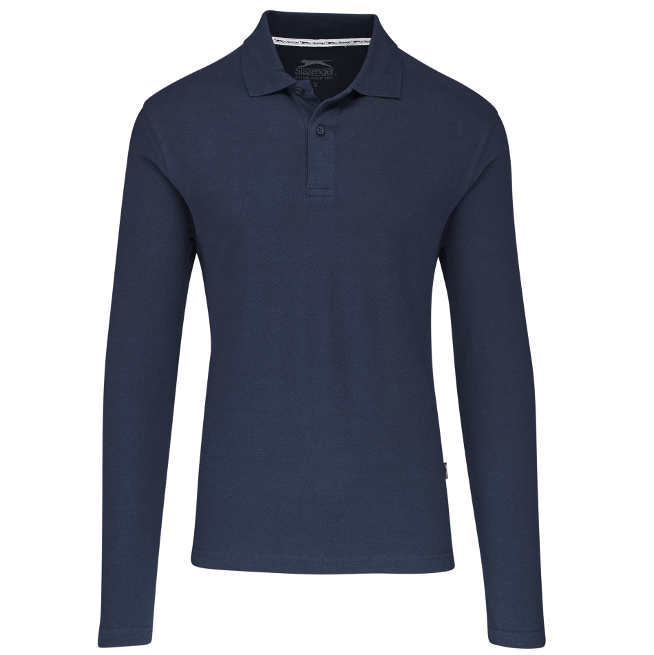 Mens Long Sleeve Zenith Golf Shirt - Navy Only