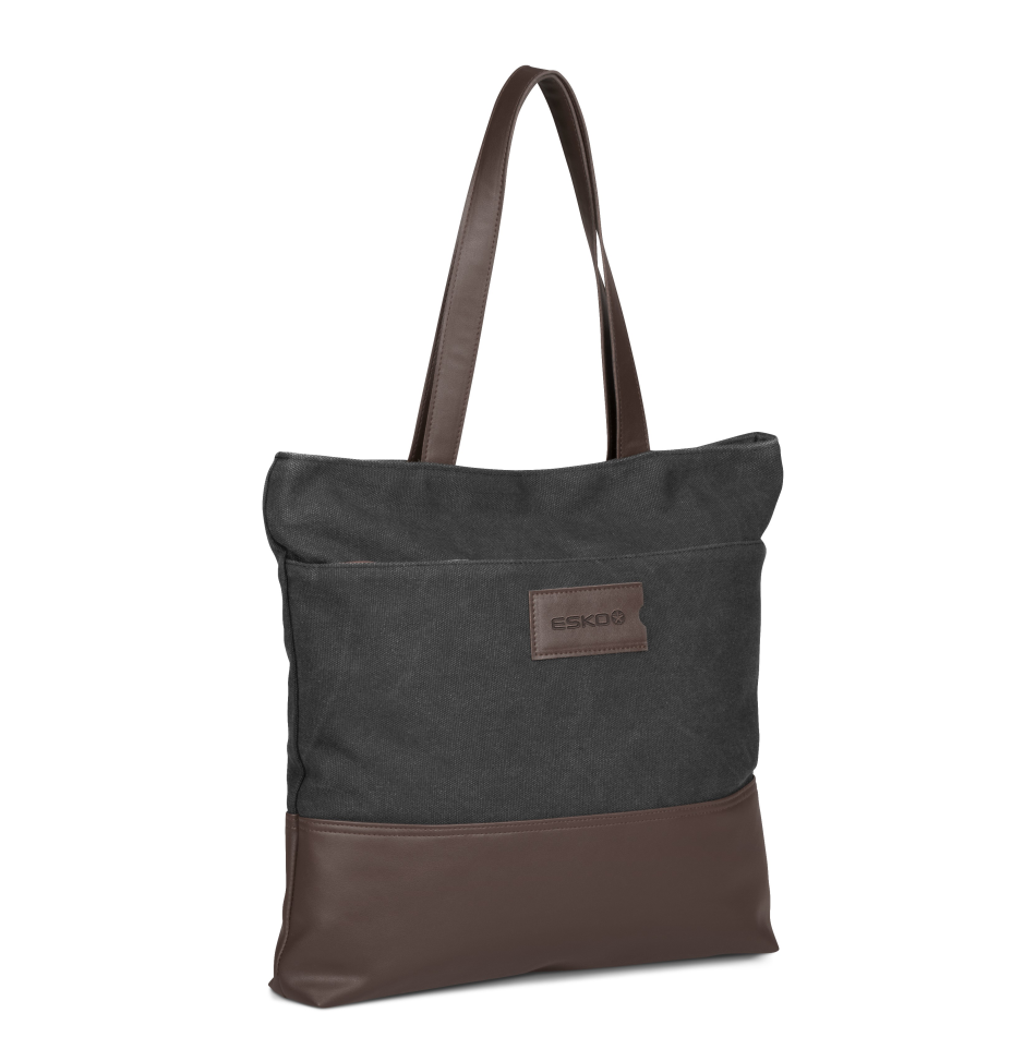 Hamilton Canvas Tote - Charcoal - Charcoal Only