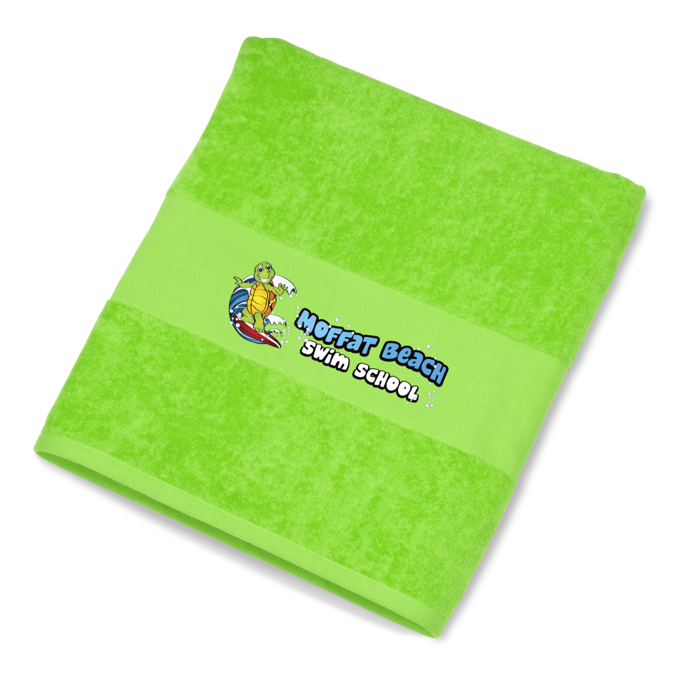 Bahamas Beach Towel - Lime - Lime Only