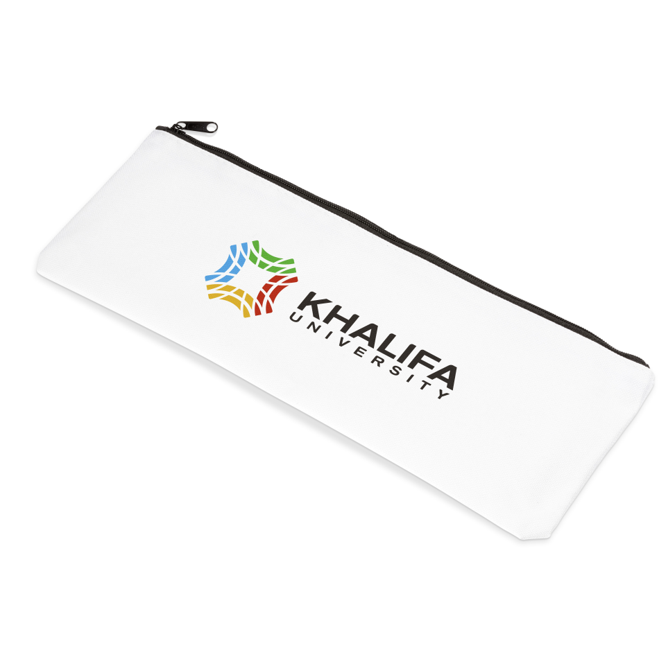 Varsity Maxi Pencil Case - Solid White Only