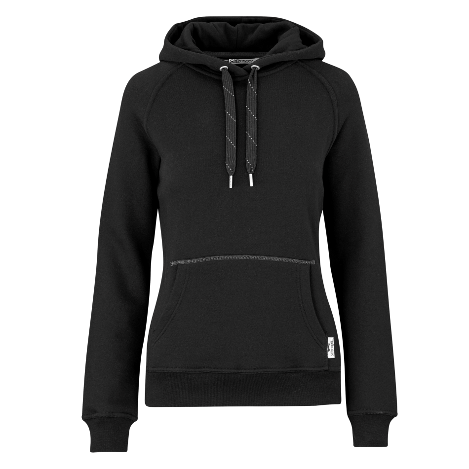 Ladies Smash Hooded Sweater - Black Only