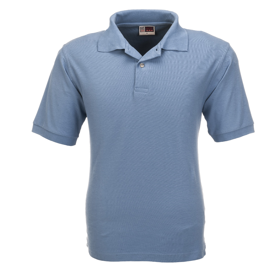 Mens Boston Golf Shirt - Light Blue Only