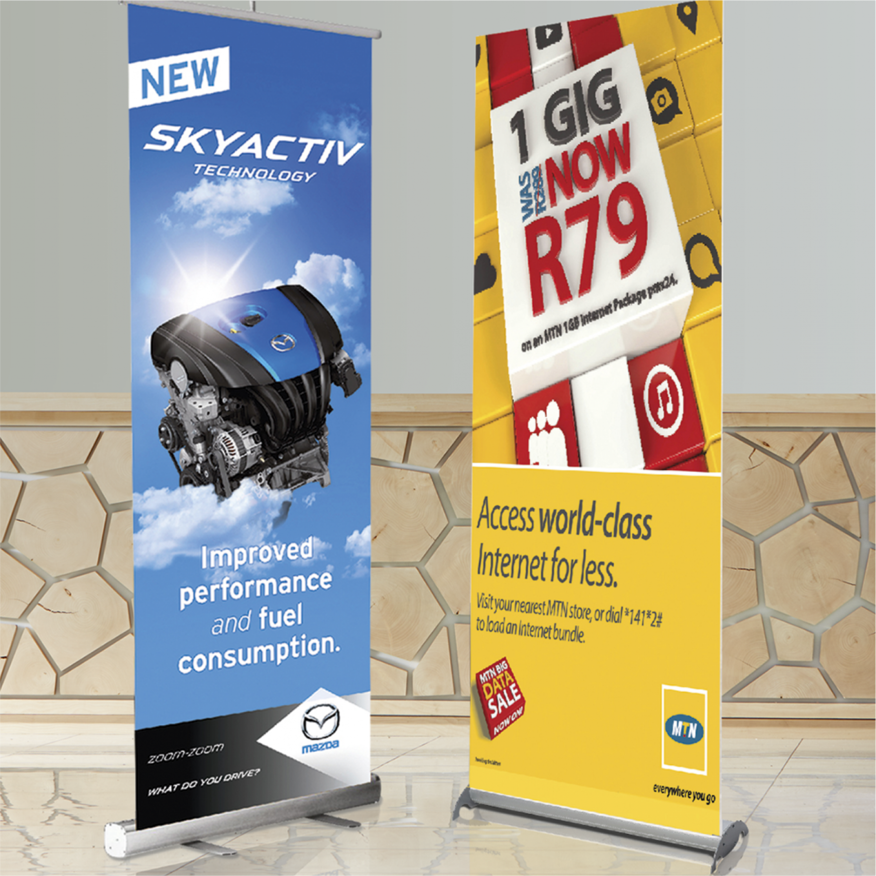 Pull Up Banner Econo - Pvc
