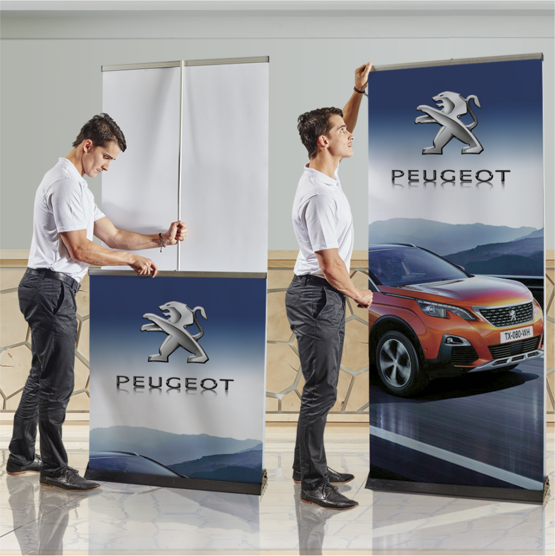 Pull Up Banner Double Sided - Bannerweave