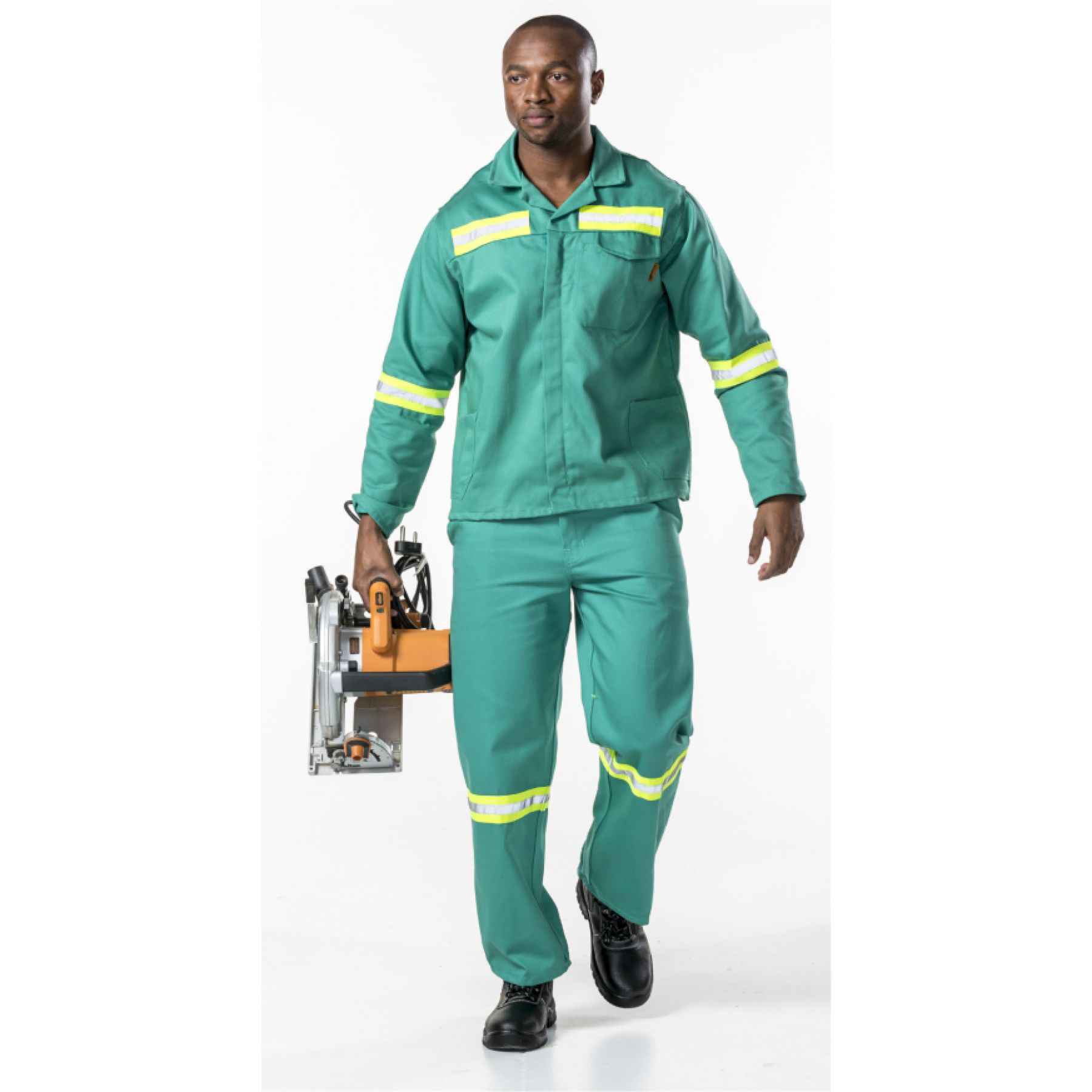 D59 Fern Green Flame Conti Jackets With Reflective, Sizes 30 To 44