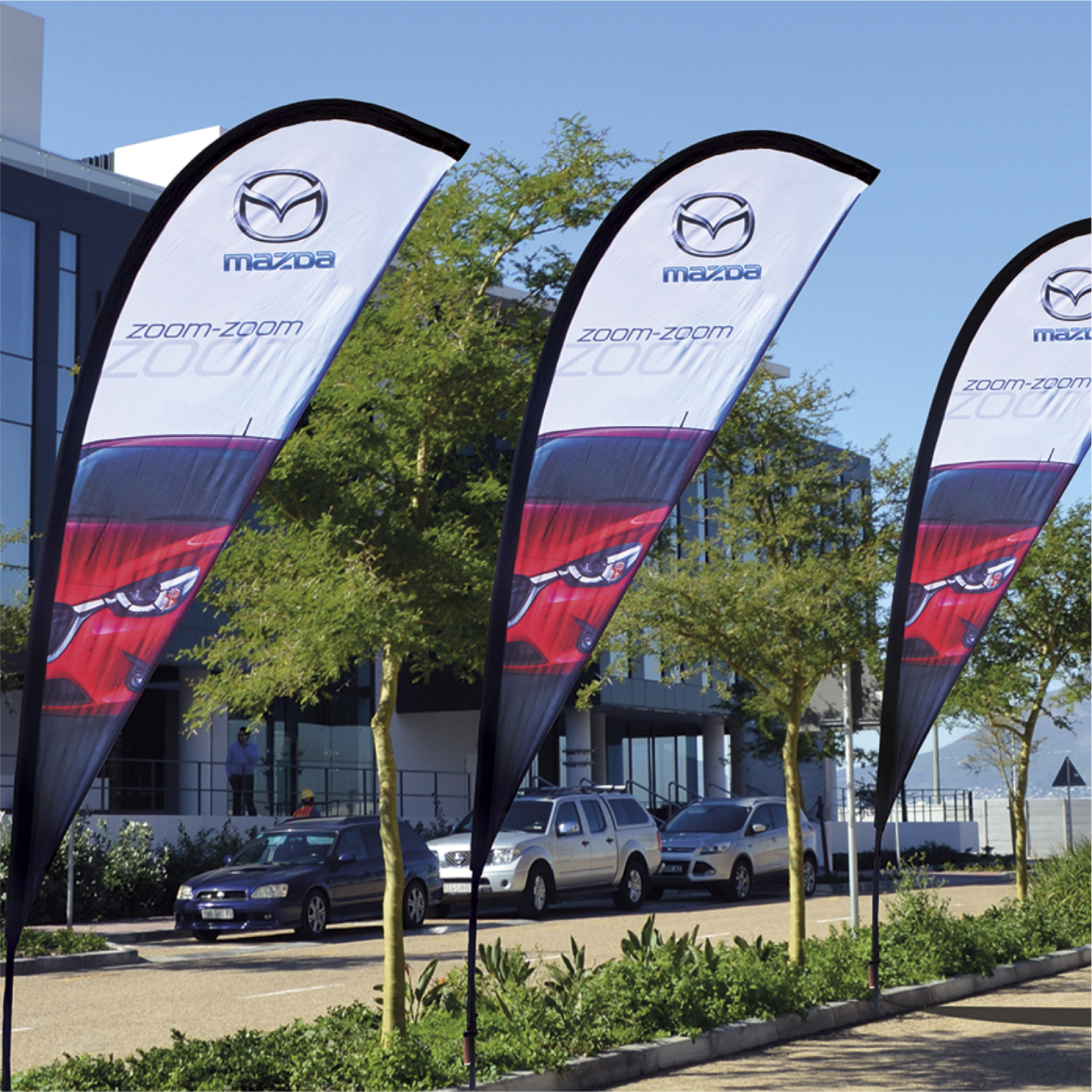 Harp Banners Deluxe - Single Sided - Screen Print Min Qty 750