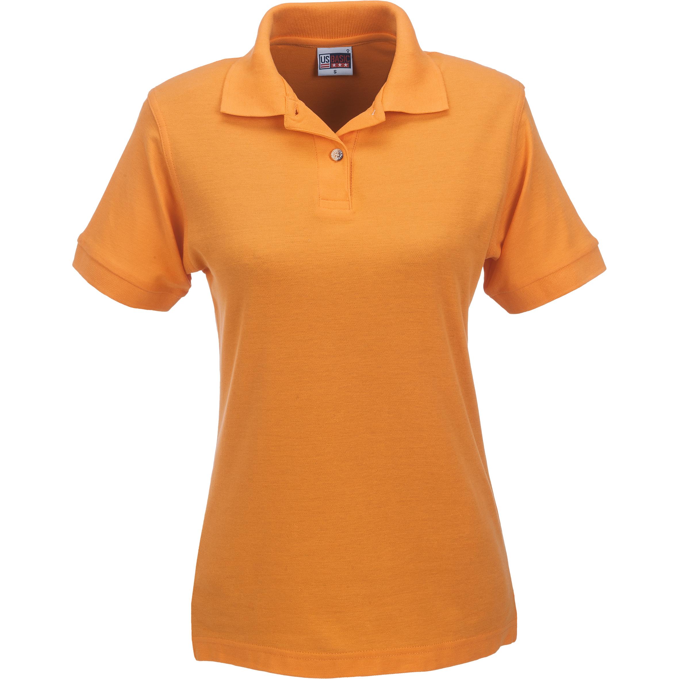 Ladies Boston Golf Shirt - Orange Only